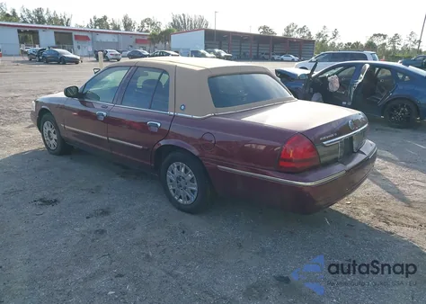 2008 Mercury Grand Marquis Gs from USA, damaged, VIN 2MEFM74V88X609703